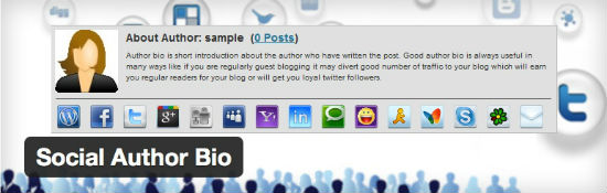the social author bio plugin image